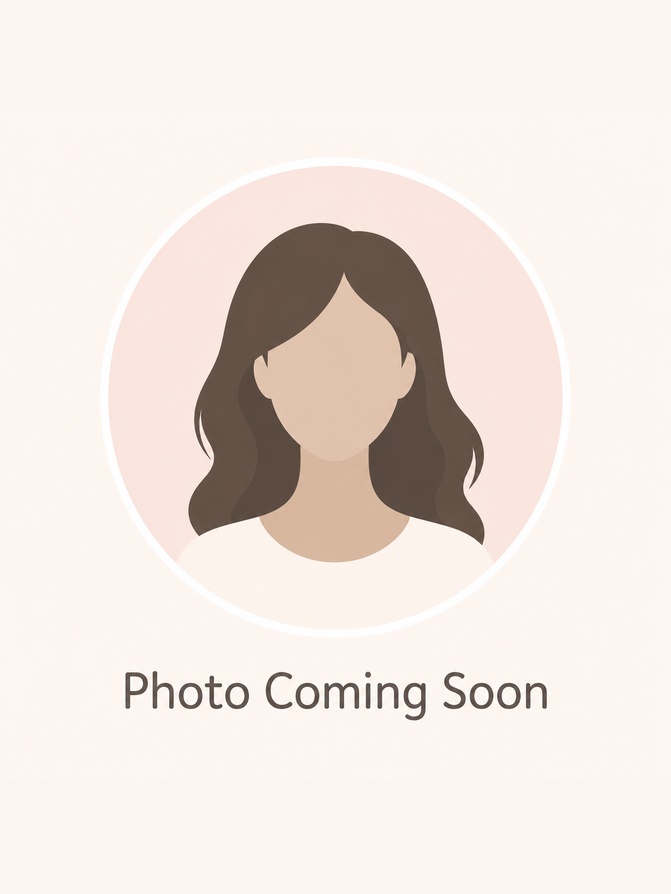 photo-coming-soon-female-671x894 - Chiropractor in San Mateo | Neurolink Chiropractic | Accepting New Patients Avatar placeholder: circular pink background with a stylized woman silhouette and long dark hair; text reads 'Photo Coming Soon'.